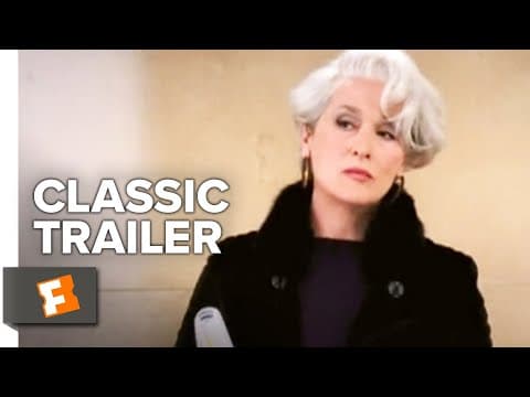 穿普拉达的女王剧照式画面，来源于Rotten Tomatoes Classic Trailers发布的视频缩略图